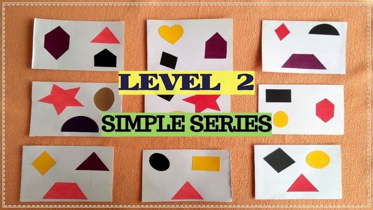 DIY Visual Discrimination Activity for toddlers and Preschooler|| LEVEL - 2 Simple Series