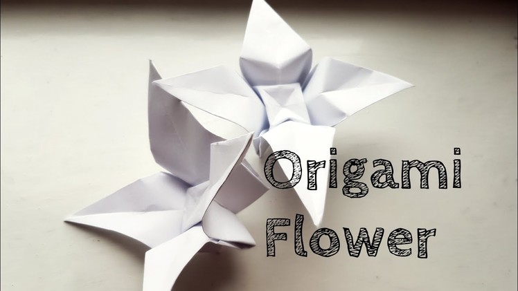 Easy Origami Flower Video Tutorial