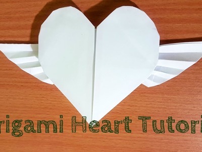 Easy Origami Heart with Wings Video Instructions