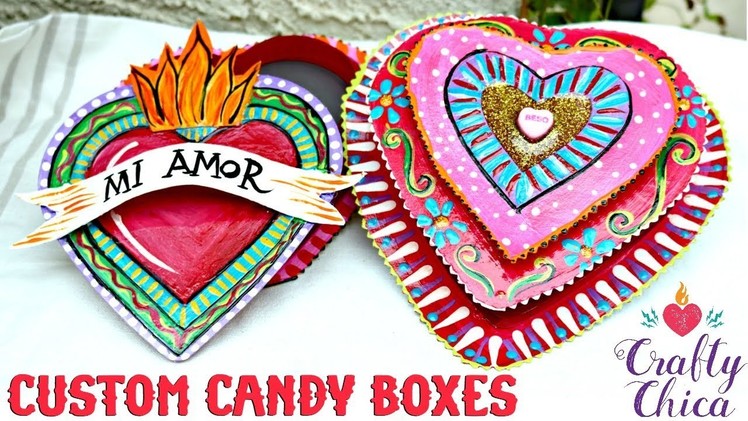 Fabulous Custom Candy Box DIY || Valentine's Craft