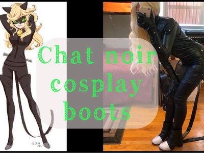 Faux Leather Cosplay Boot Cover Tutorial - Fem Chat Coir Cosplay