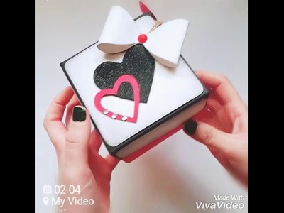Handmade Explosion box. surprise box. gift for boyfriend