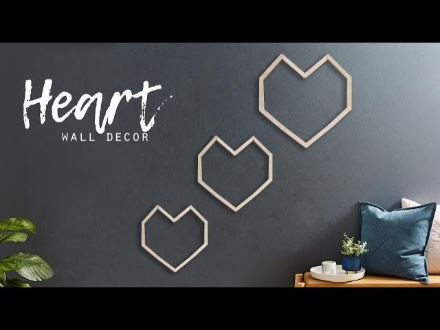 Heart Wall Decor | DIY Room Decor | Ventuno Art