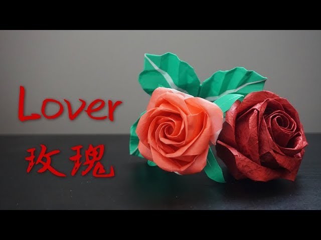 [Hello Malinda] Origami Tutorial: Valentine's Day Special: Lover Rose (Zhang Anan)