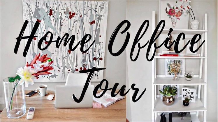 Home Office Tour | DIY Wall Art
