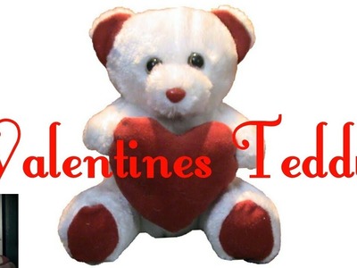 Homemade Valentines Teddy Soft Toys Making. Debjani Creations Tutorial