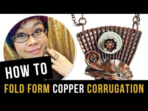 How to Fold Form Copper - Corrugation - Microfold Brake Tutorial