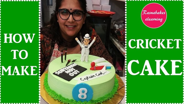 How to make cricket cake: Cake Decorating Tutorial