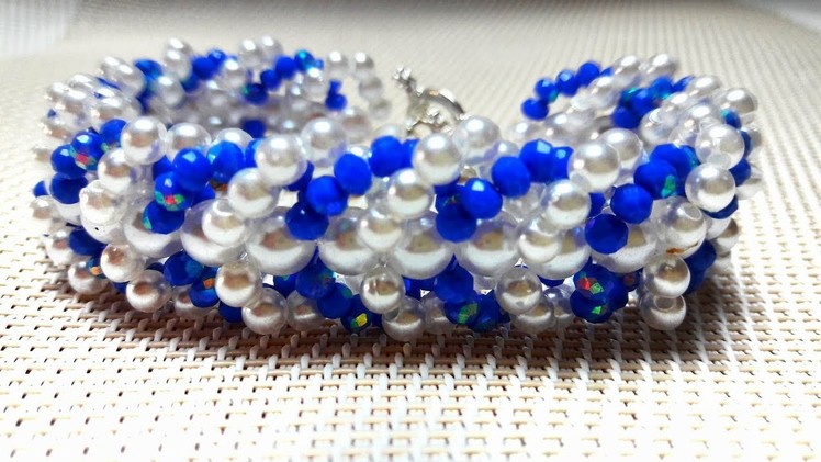 How To Make Flat-spiral Beaded Bracelet - Flat Spiral Bracelet Tutorial Easy For Beginners