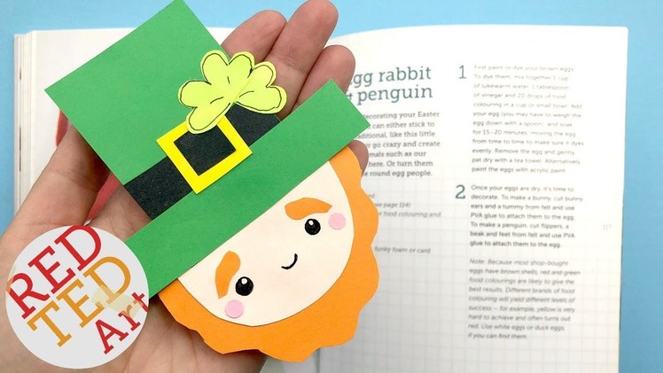 Leprechaun Corner Bookmark DIY   St Patrick's Day DIY