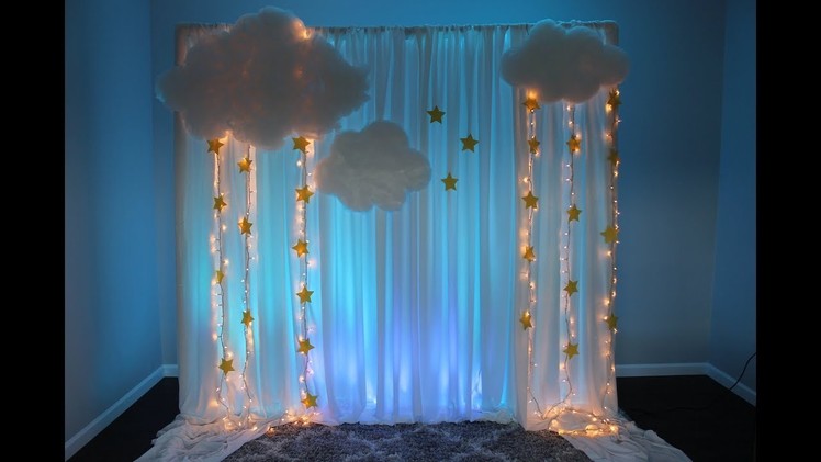 Night Sky Backdrop DIY