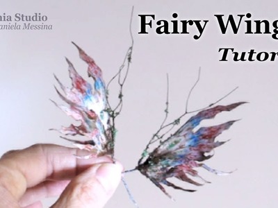 OOAK Fairy Wings Tutorial for Art Dolls - Winter Time