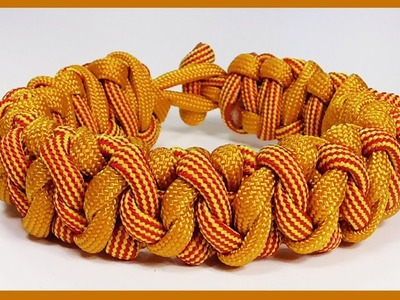 Paracord Bracelet Tutorial: "Chunky Monkey" Bracelet Design Without Buckle
