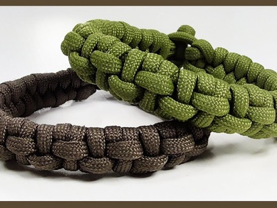 Paracord Bracelet Tutorial: "Spined Fishtail" Bracelet Design Without Buckle