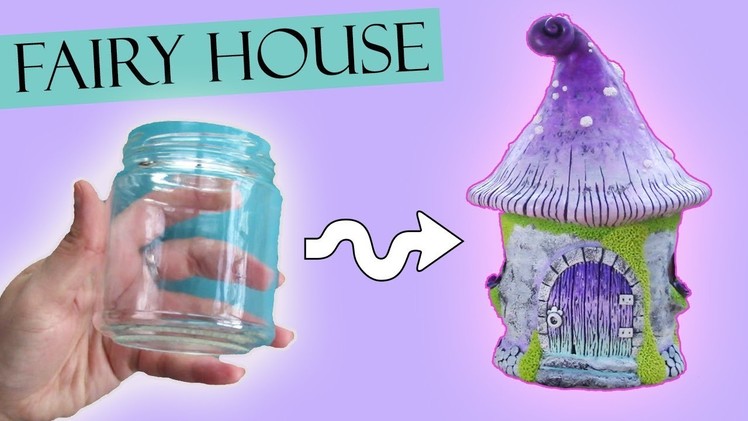 Polymer Clay Fairy House Jar Lantern Tutorial || Maive Ferrando