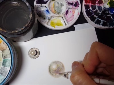 Preview Tutorial: Painting a Pearl with Watercolors