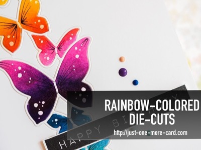 Rainbow Colored Die Cuts