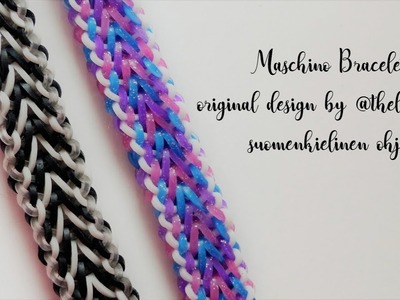 Rainbow Loom - Maschino Bracelet | SaaraRLSuomi _