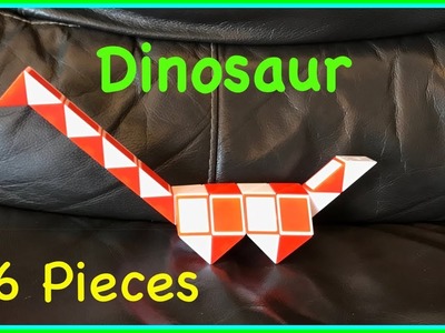 Rubik’s Twist 36 or Snake Puzzle 36 piece Tutorial: How To Make a Dinosaur Shape, Step by Step