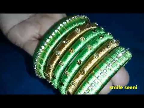 Simple silk thread bangles designs || Easy and Simple DIY Fancy Bangles