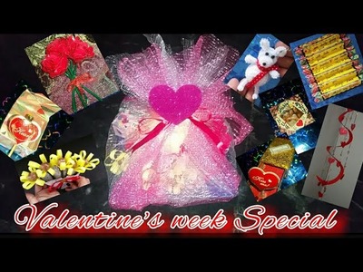 Tutorial | 7 cute nd awesome gift for 7 days nd 8th one special for valentine's day | DIY | 2018