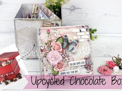 Up-cycled Fannie May  Chocolate Box Tutorial | Step by Step | Mallika Kejriwal