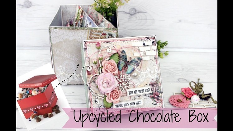 Up-cycled Fannie May  Chocolate Box Tutorial | Step by Step | Mallika Kejriwal