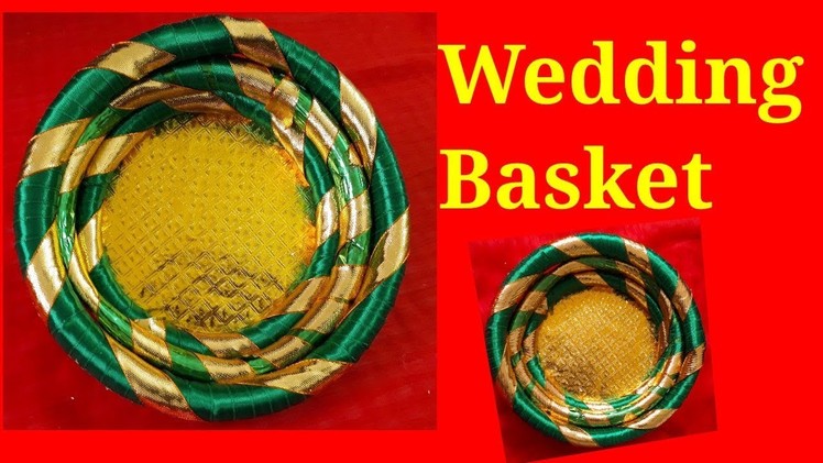 Wedding Basket using Pipe | DIY How to make Decorative Wedding Basket | Engagement Basket | Rukhwat