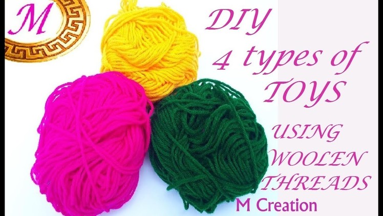 Woolen thread Crafting hacks.diy woolen thread toys.how to make woolen thread toys