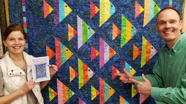 1 Fish, 2 Fish! | Finished Quilt Giveaway :)
