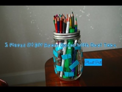3 Pieces of DIY Room Decor With Duct Tape