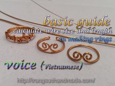 Basic guide - How to calculate wire size and length in making rings 315