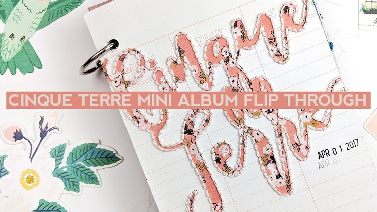 Cinque Terre Mini Album Flip Through