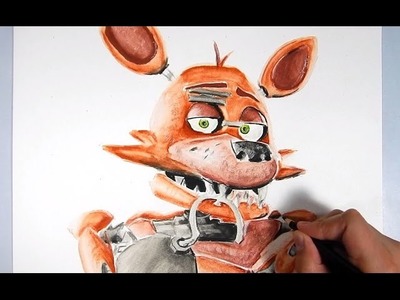Cómo Dibujar a Foxy de five nights at Freddy's 3D - how to draw foxy from five nights at freddy's 3D