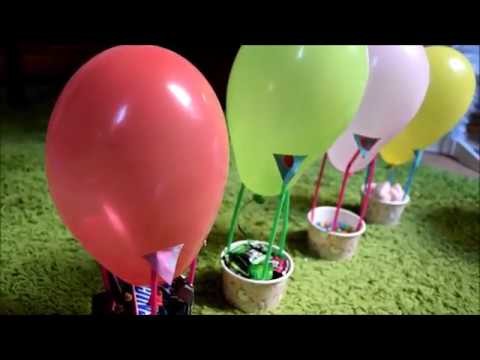 DIY balloon Kids Party decoration, Candy Corner at home