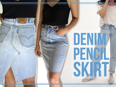 DIY | Denim Pencil Skirt