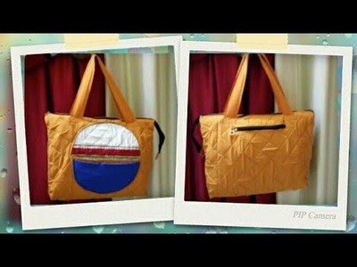 DIY: Designer Tote Bag With Six Pocket By Anamika Mishra. . 