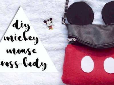 DIY Mickey Mouse Cross-body Bag. DISNEY DIY