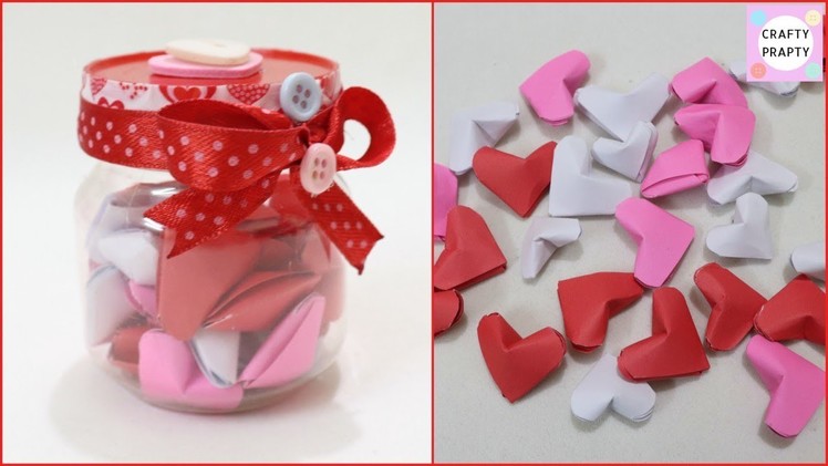 DIY Origami Heart.How to make Origami Heart.Valentines day gift idea