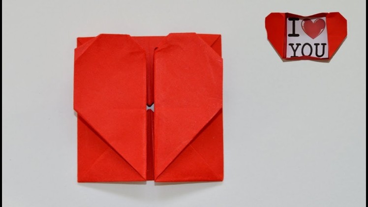 Easy Origami Heart Box for Valentine's & Envelope