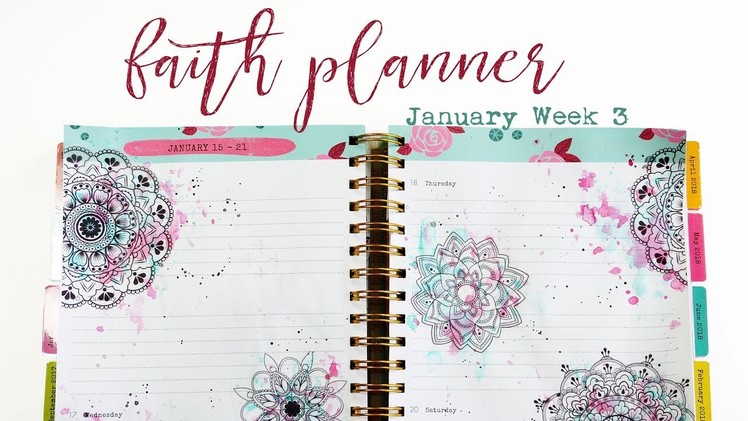Faith Planner | January Week 3 | Featuring Print Pray Slay