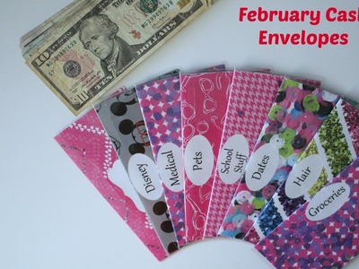 February 2018 Cash Envelope Stuffing | Terrific Planner