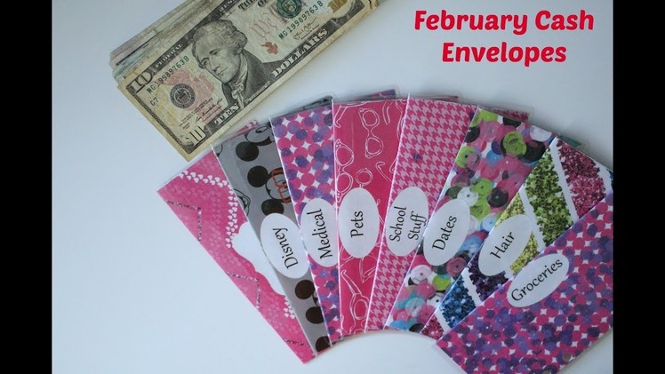 February 2018 Cash Envelope Stuffing | Terrific Planner