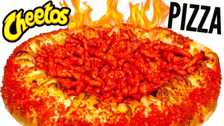 FLAMIN' HOT CHEETOS PIZZA DIY - How To Make It!