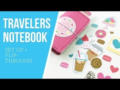Foxy Fix Travelers Notebook Set Up + Flip Through