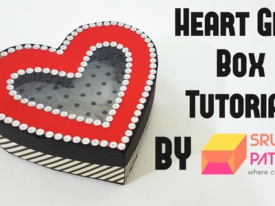 Heart Gift Box Tutorial by Srushti Patil | Valentine Special
