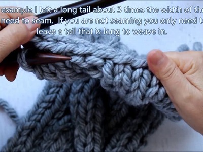 How to Bind Off in Knitting