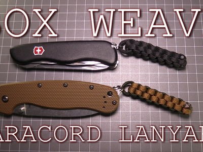 How To Make A 550 Paracord Box Weave Lanyard