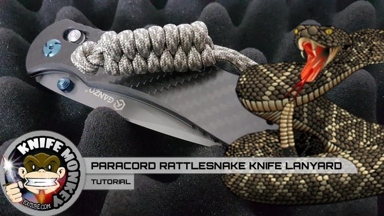 How To Make A Paracord Rattlesnake Knife Lanyard
