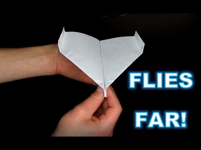 HOW TO MAKE AN AWESOME PAPER AIRPLANE!
